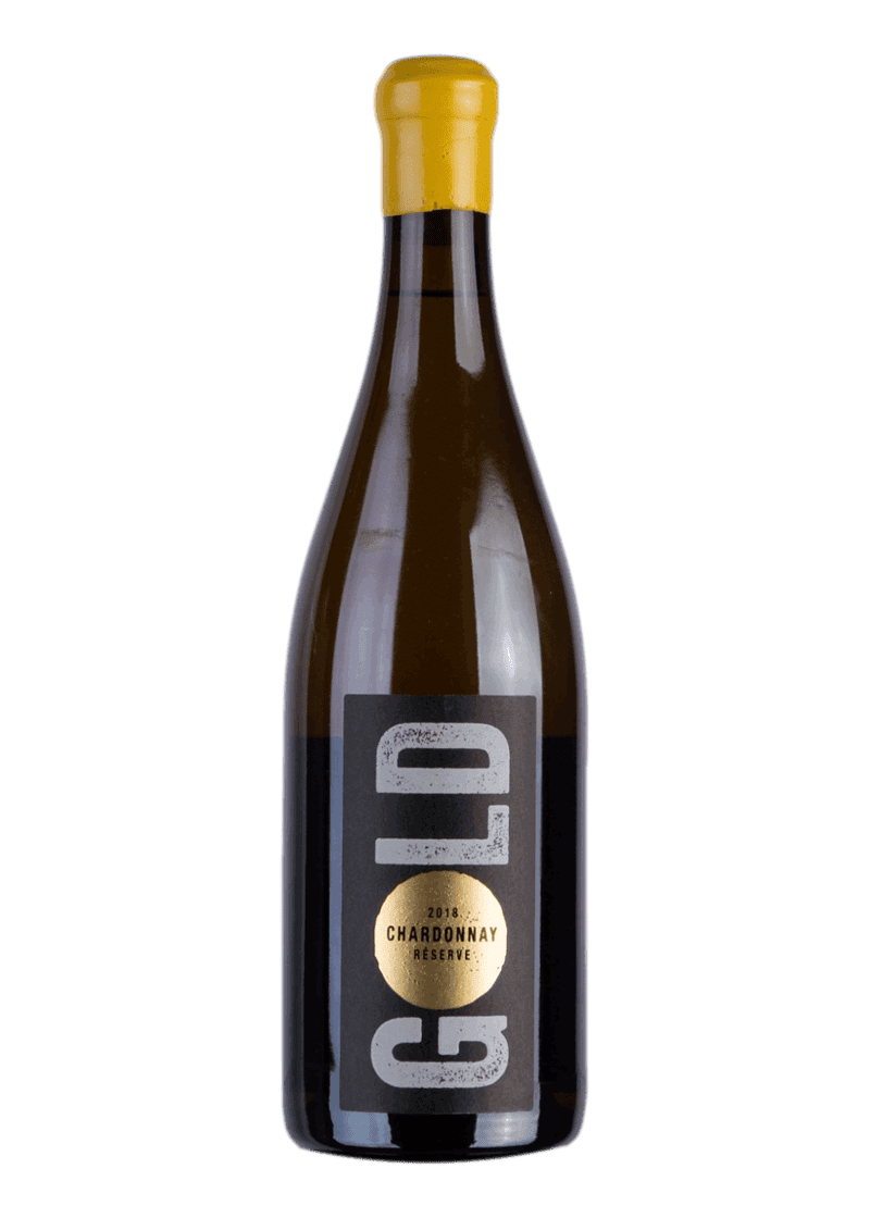 Weinflasche Chardonnay Réserve von Leon Gold