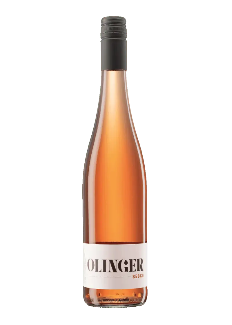Weinflasche Secco Rosé von Olinger