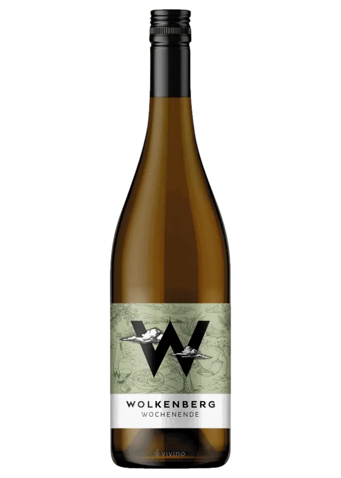 Weinflasche Wochenende von Wolkenberg